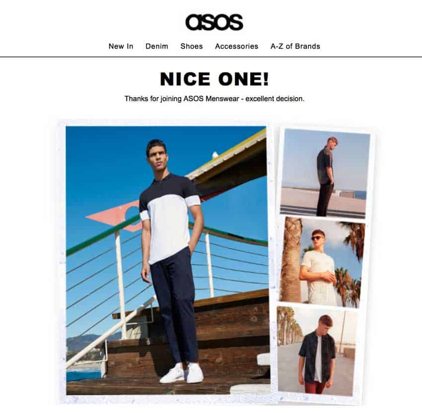 Asos Email Example