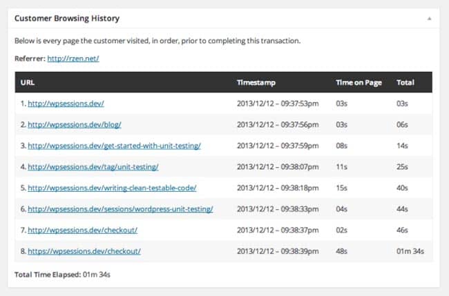 Customer History