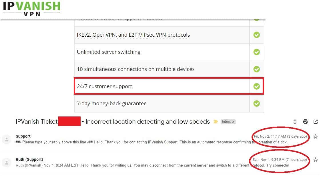 IPVanish Customer Support