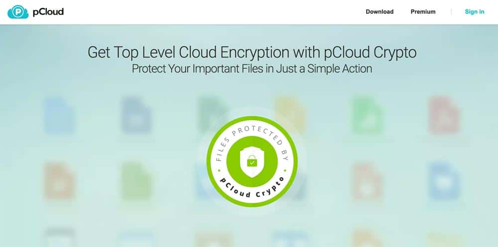 pCloud Crypto encryption
