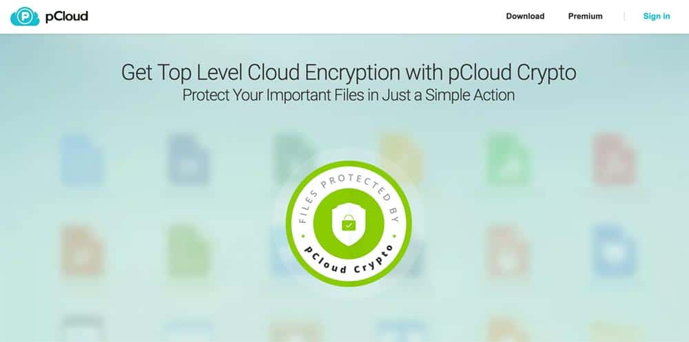 pCloud Crypto encryption