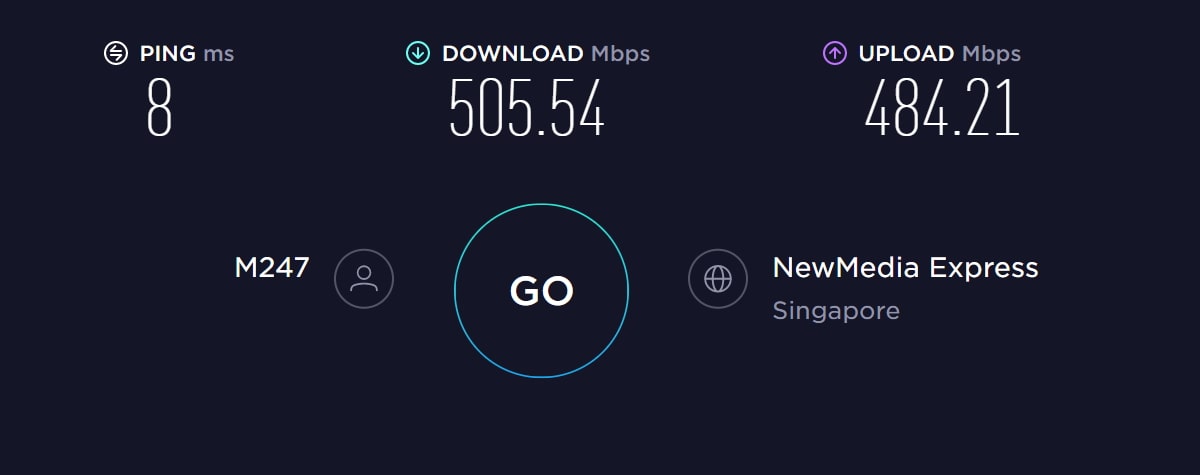 SafeSwap had no impact on Atlas VPN speeds