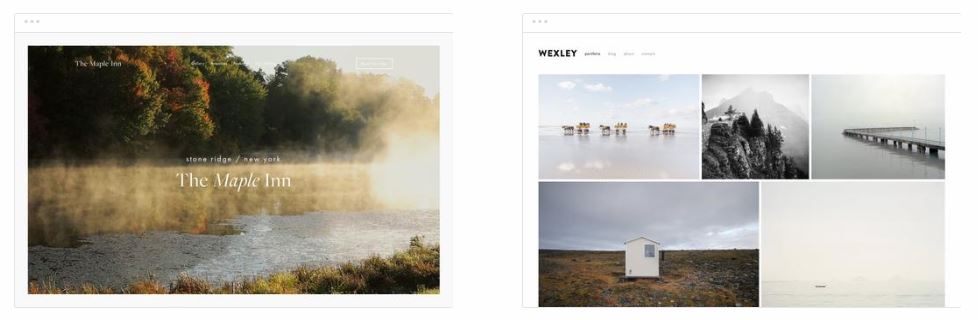 Squarespace Template Differences