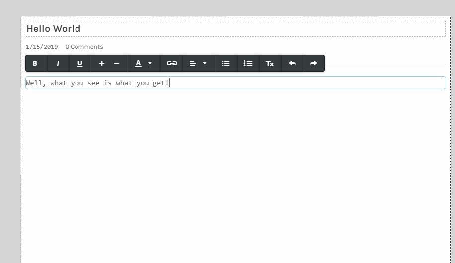 Weebly Blogging Tools