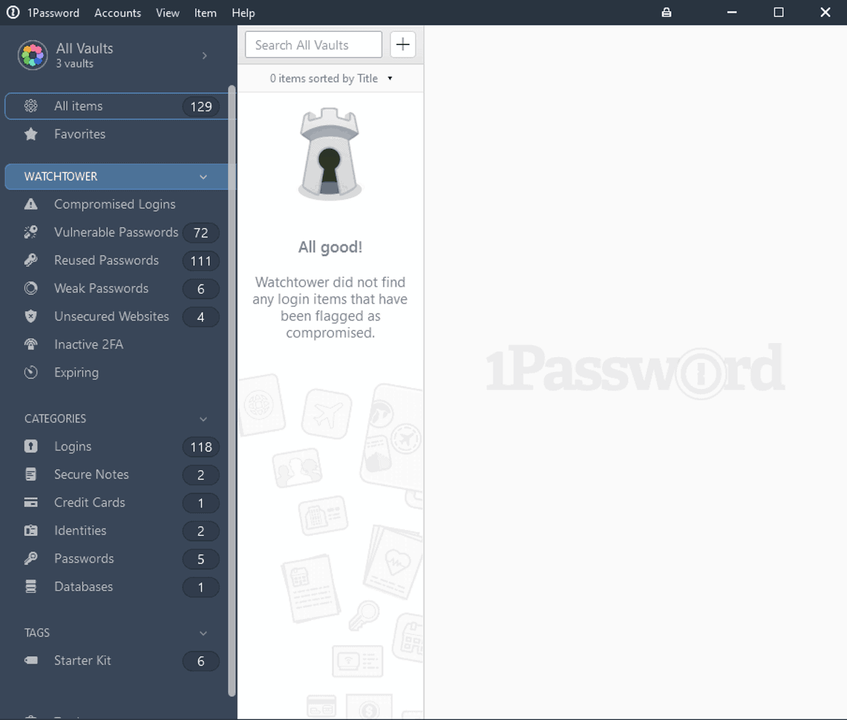 1password watchtower checks for information vulnerability