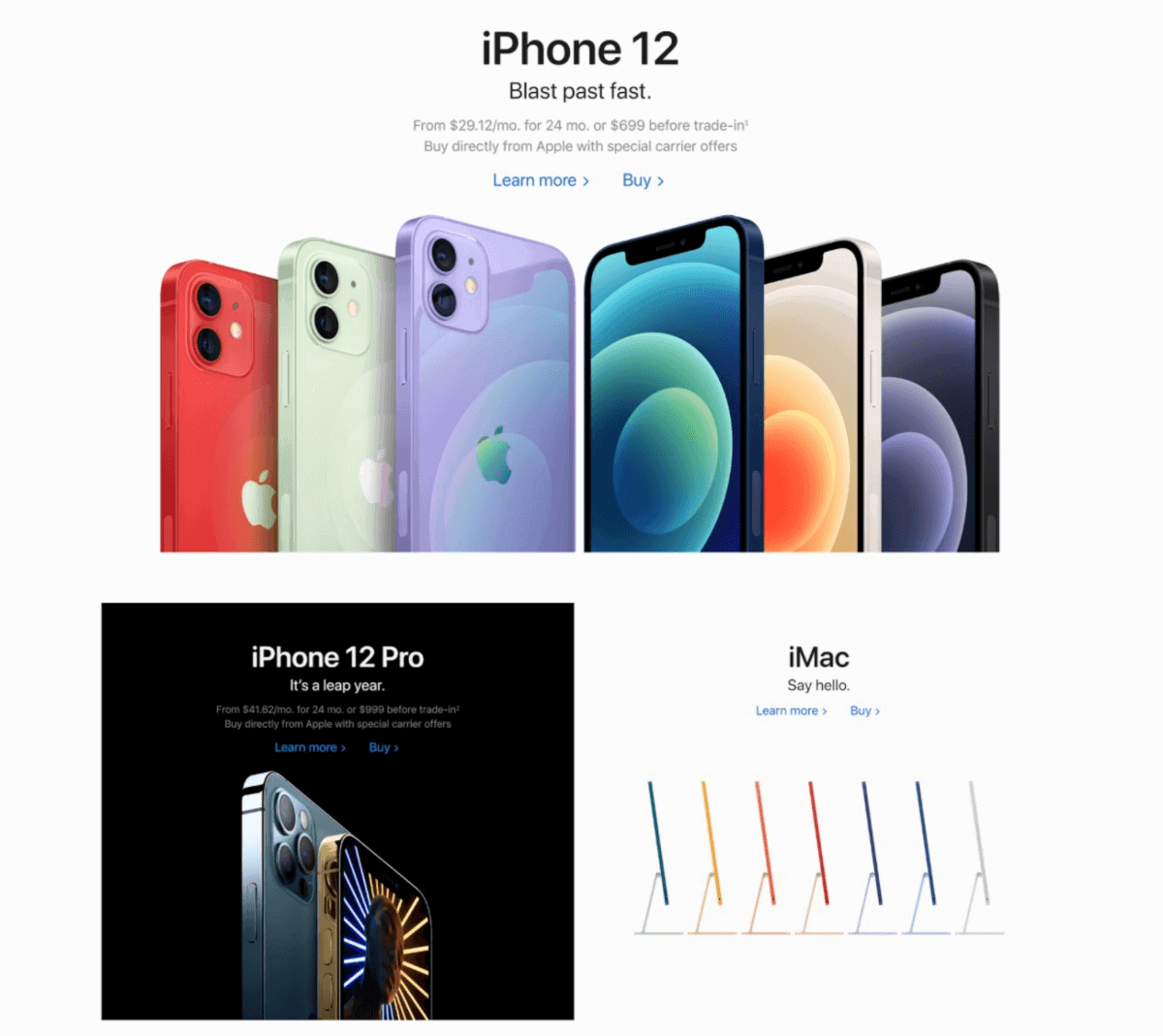 apple's website