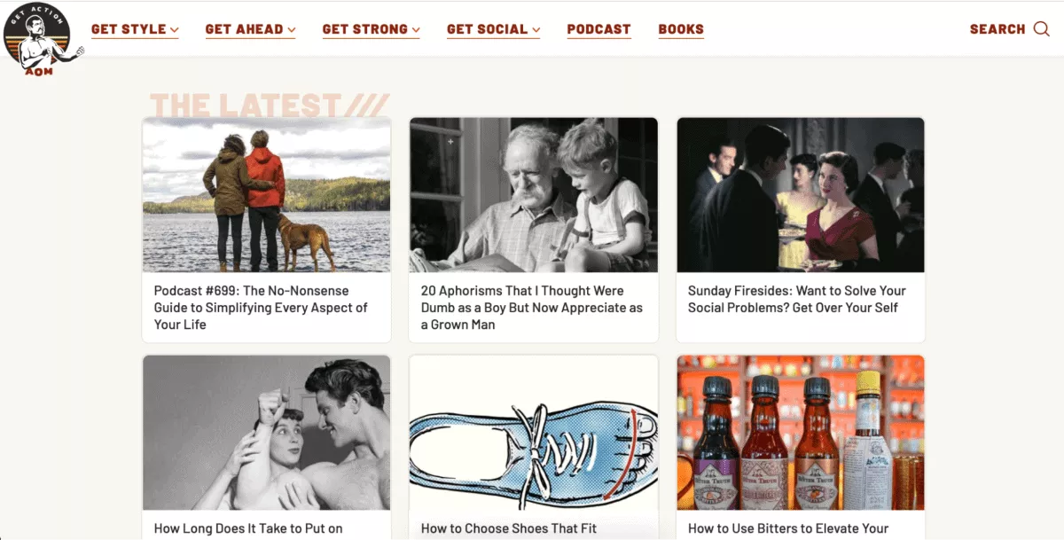 art of manliness homepage