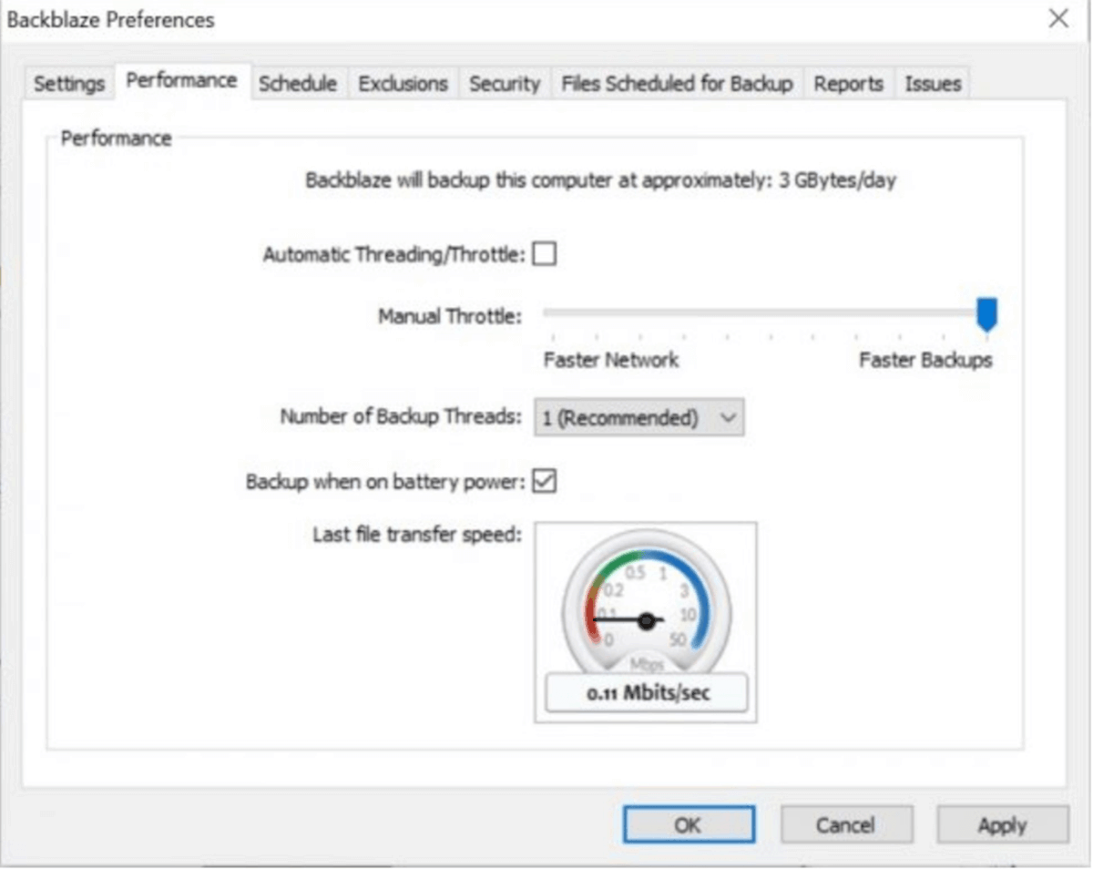 Blackblaze Manual Throttle Settings