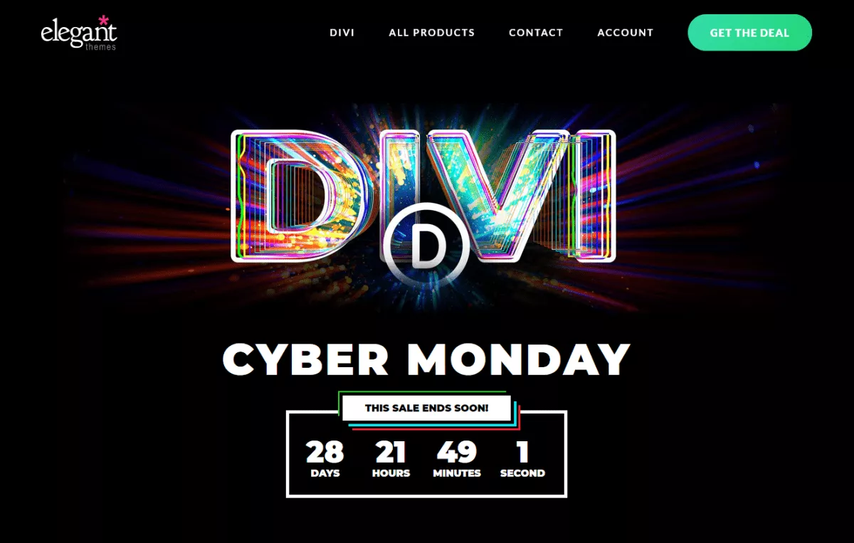 divi cyber monday 2021 25% OFF