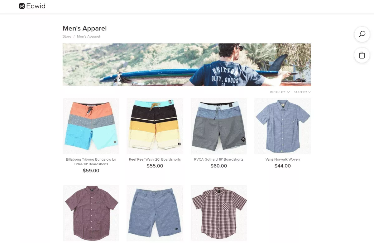 ecwid allows users set up new web store with all the tools needed in one convenient interface.