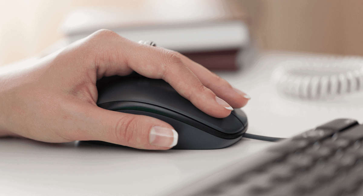 ergonomic mice allows more comfortable usage