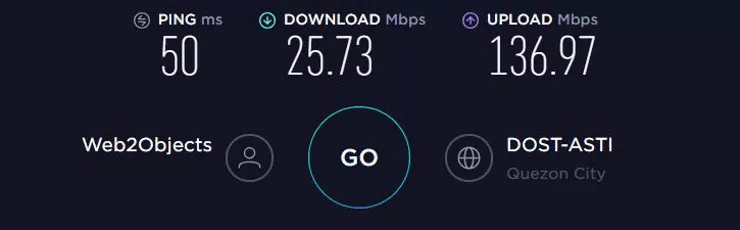 ExpressVPN speed test Philippines