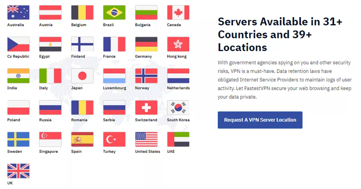 fastestvpn servers are limited