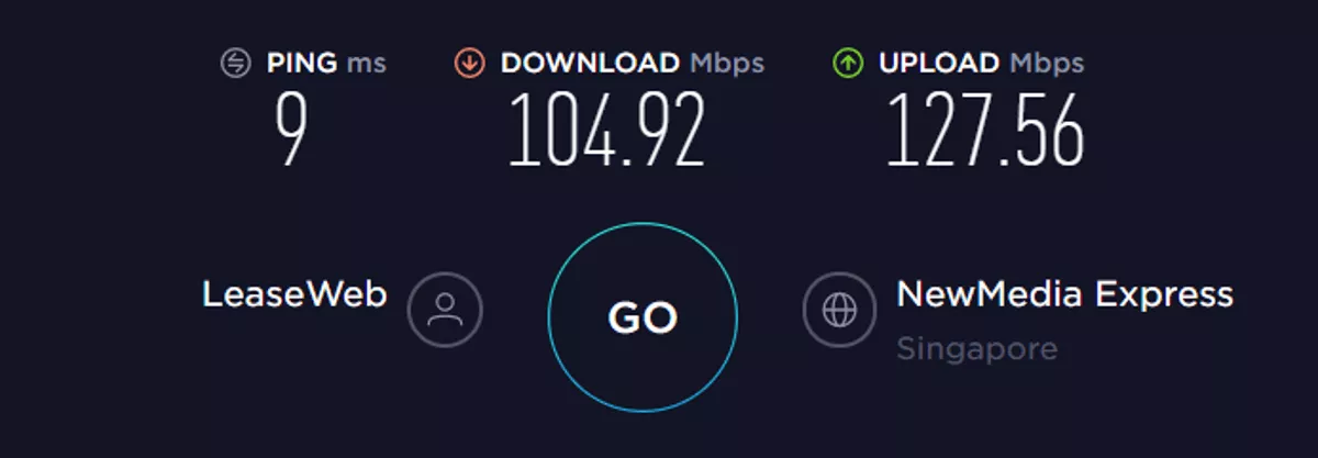 fastestvpn speed test singapore