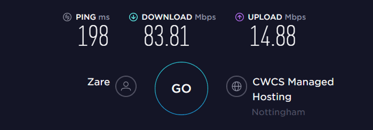 fastestvpn speed test uk