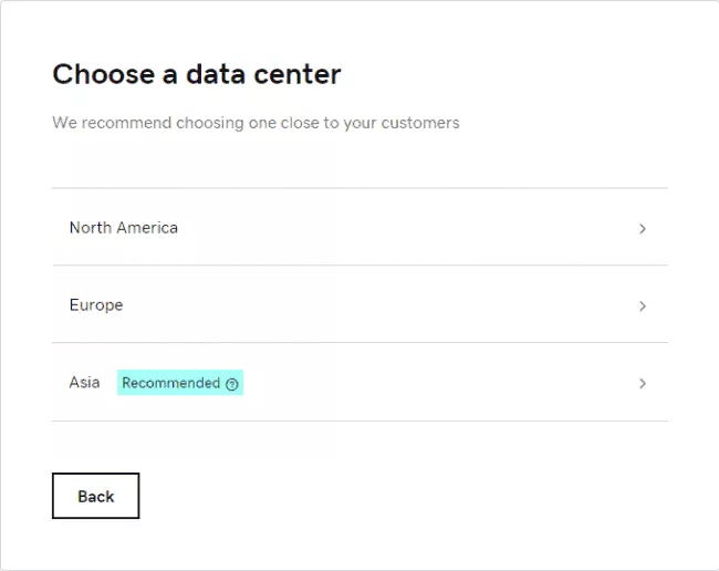 godaddy has 3 data center at US Europe Asia