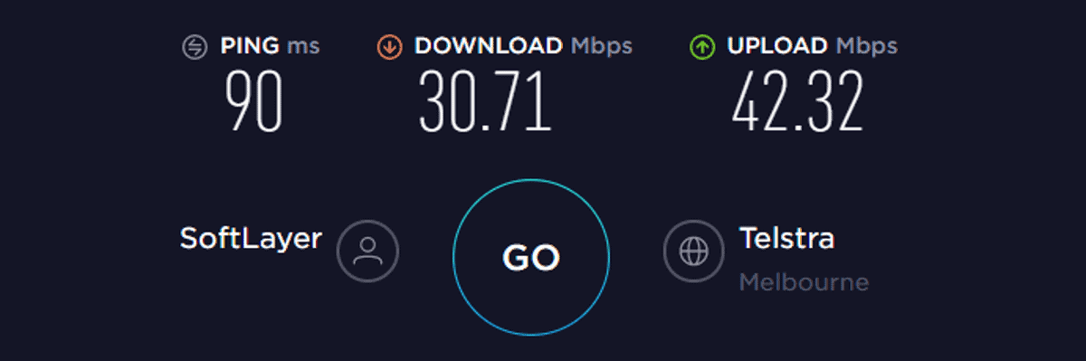 hidemyass vpn speed test aus on