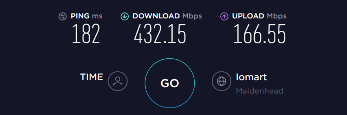 hidemyass vpn speed test EU off