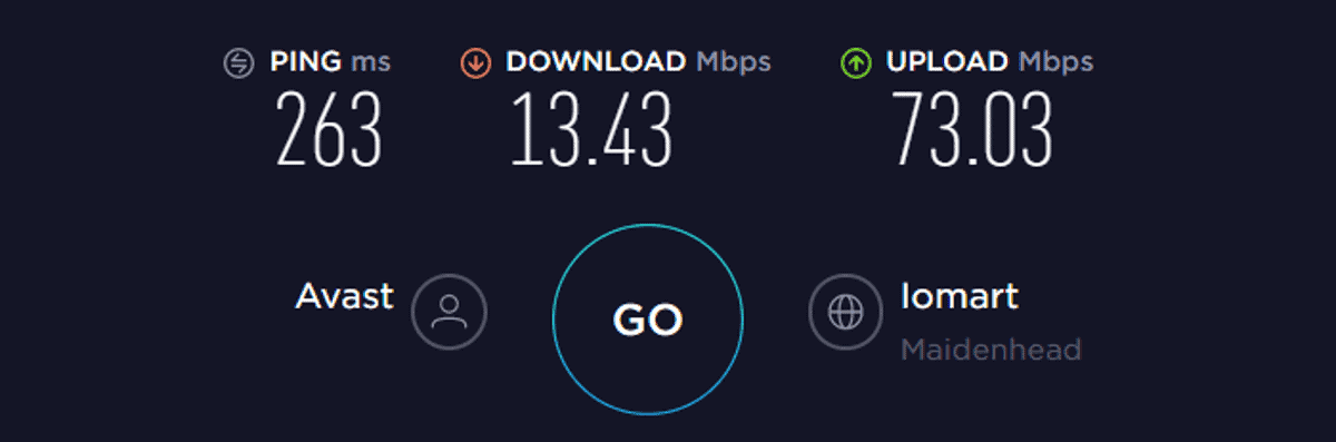 hidemyass vpn speed test EU on