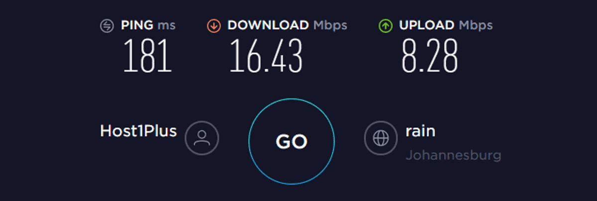 hidemyass vpn speed test SA on