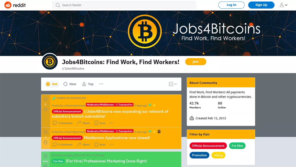 Jobs4Bitcoins