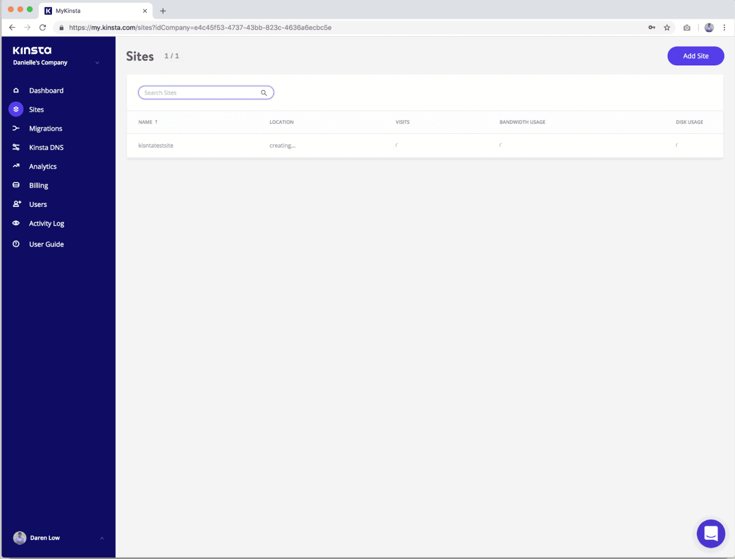 Kinsta Features