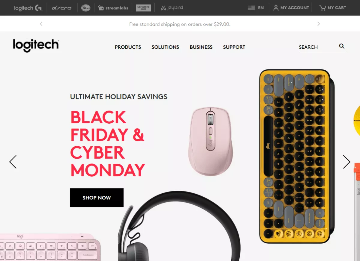 logitech black friday cyber monday 2021 deals