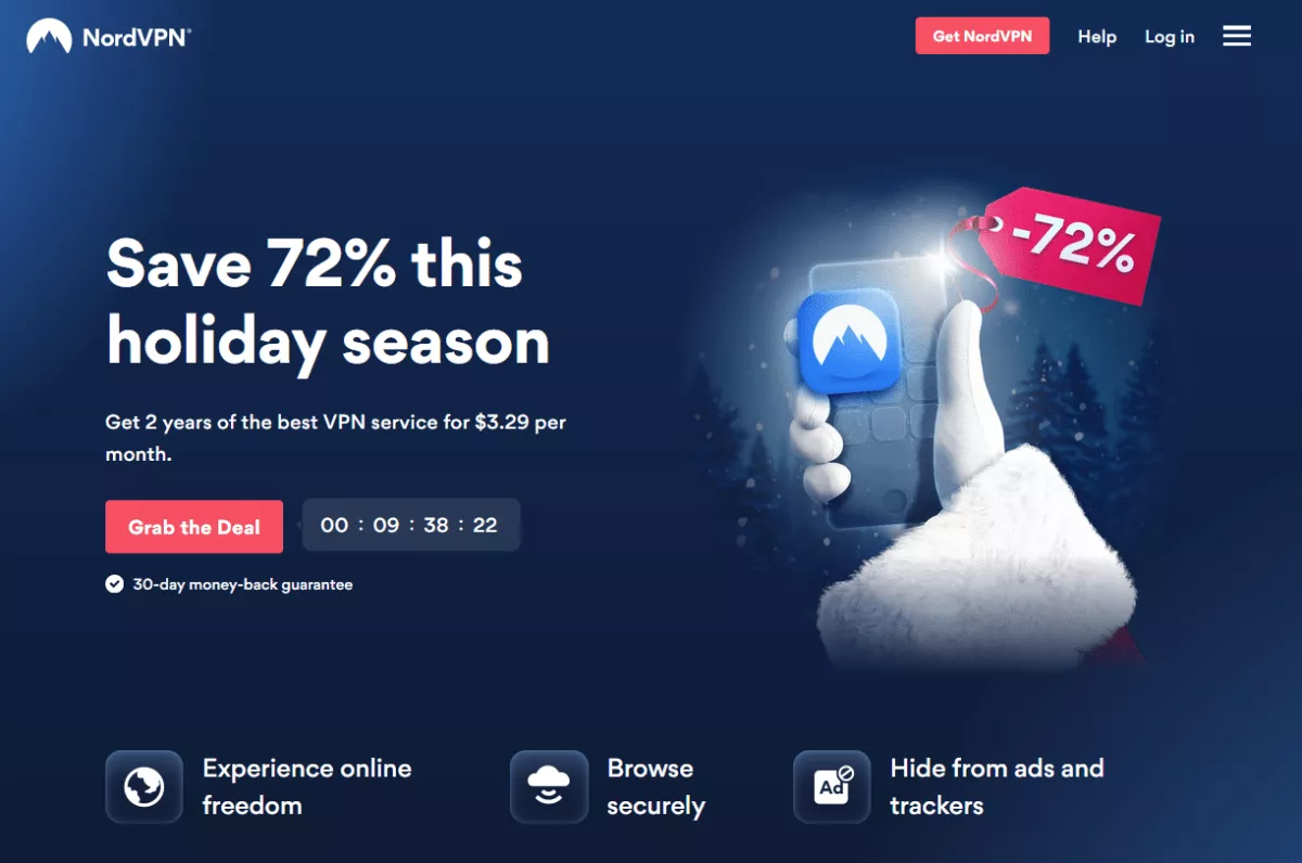 nordvpn christmas sale 2021 72% OFF