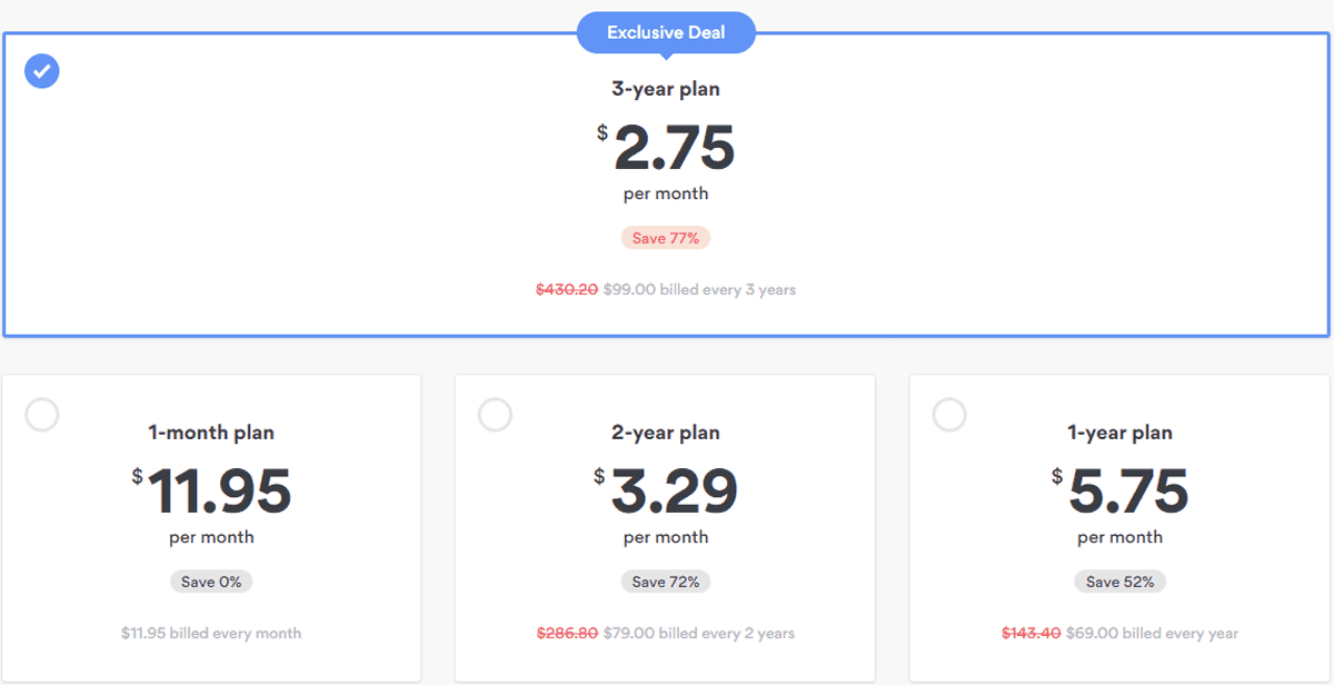 nordvpn price