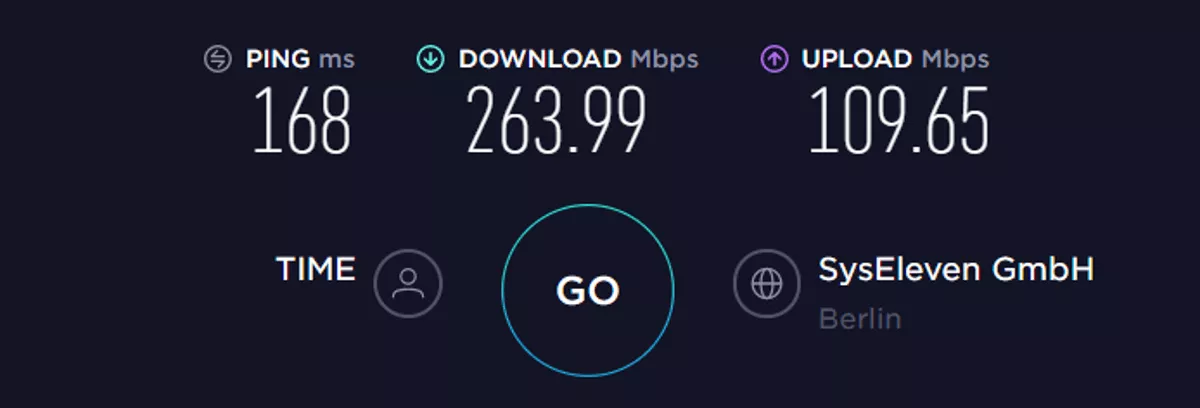 nordvpn speed test EU vpn off