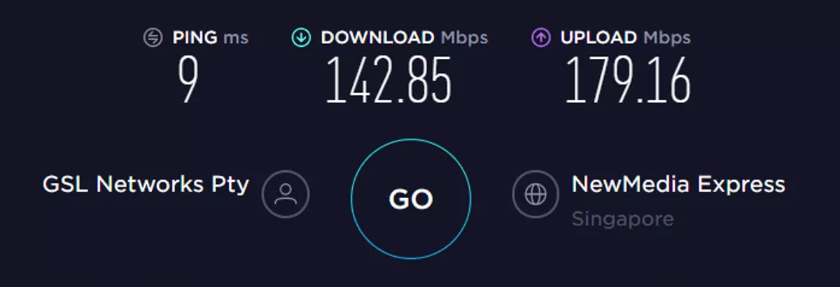 nordvpn speed test singapore