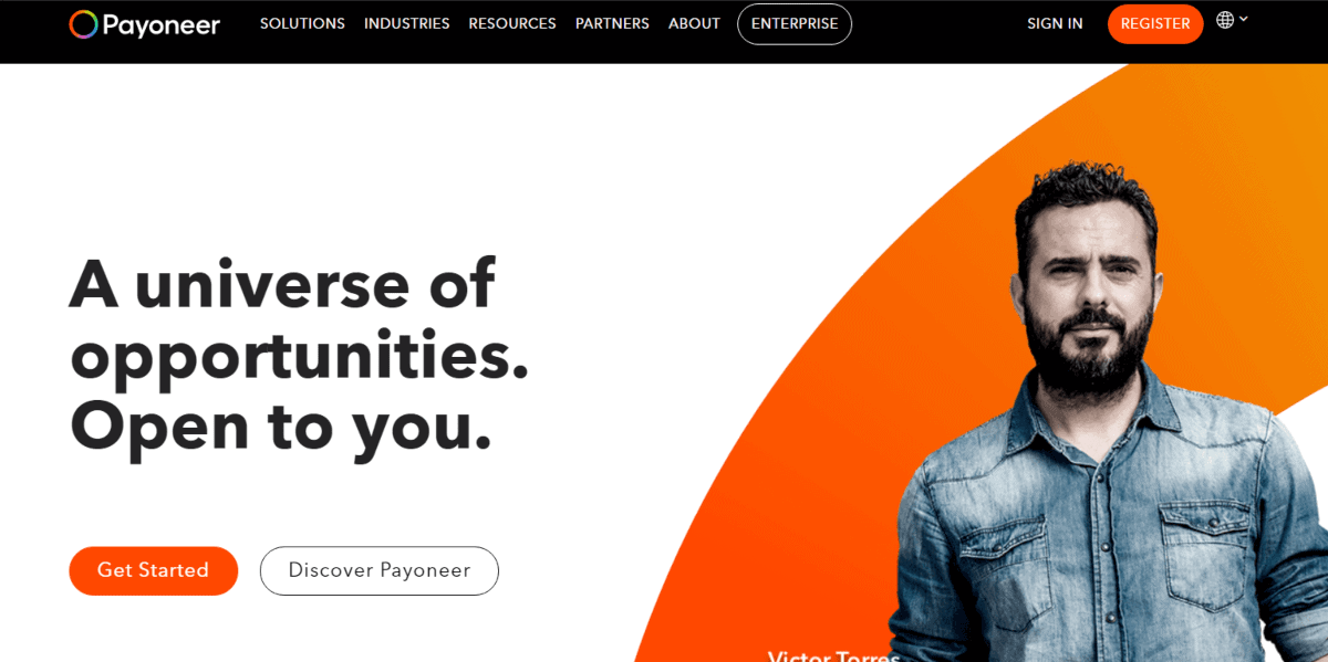 payoneer homepage