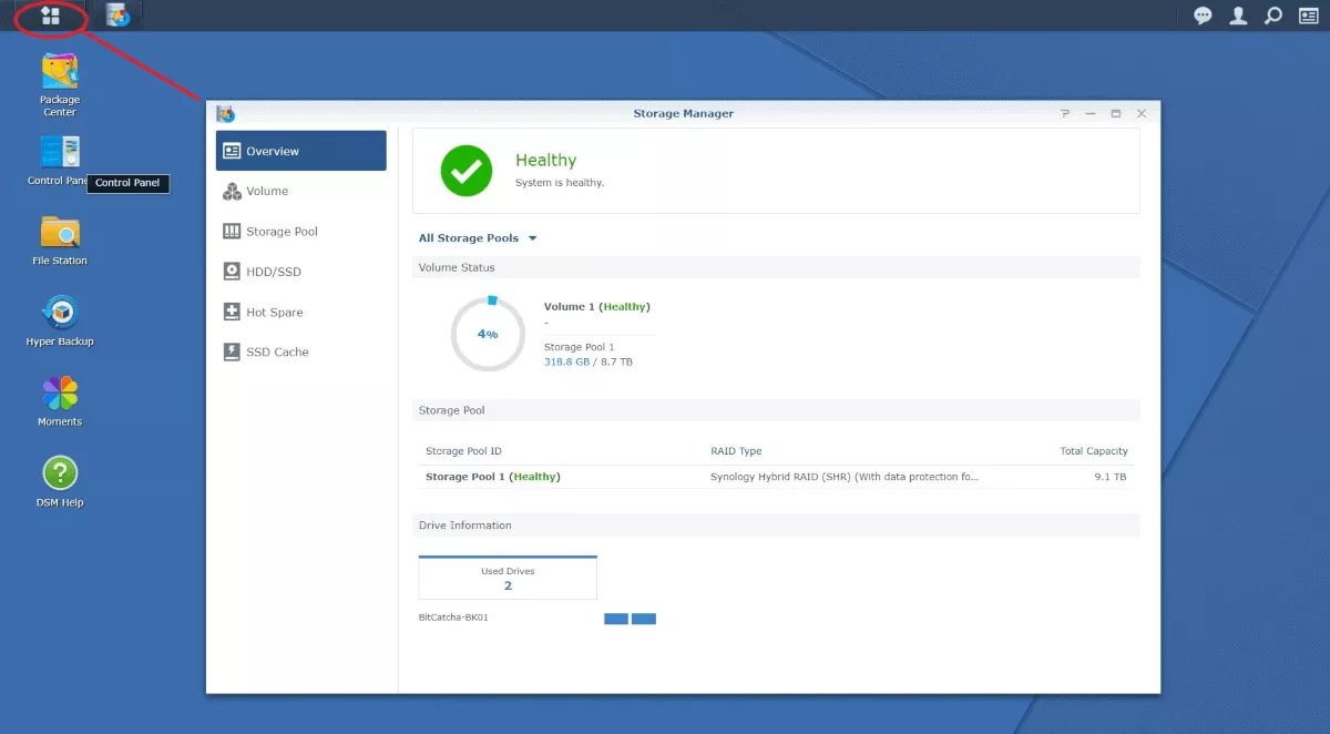 Setup DiskStation Manager (DSM)