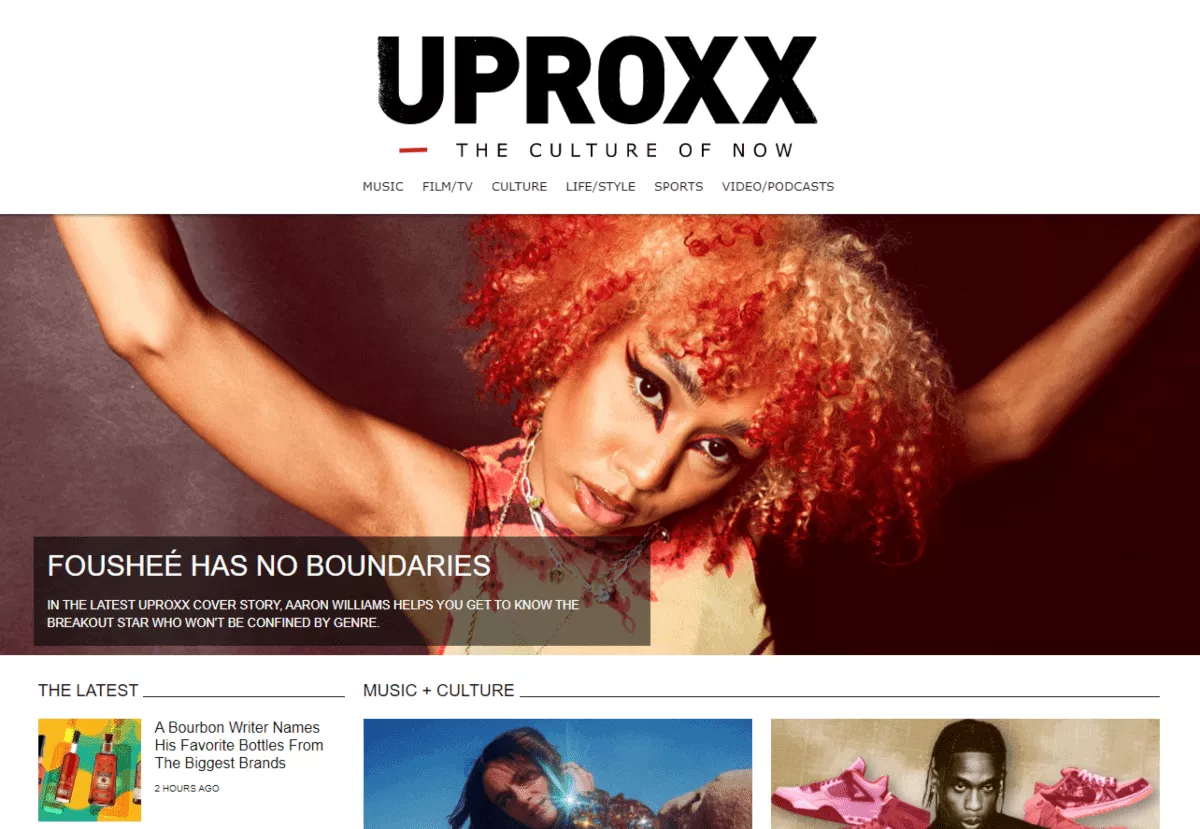 uproxx homepage