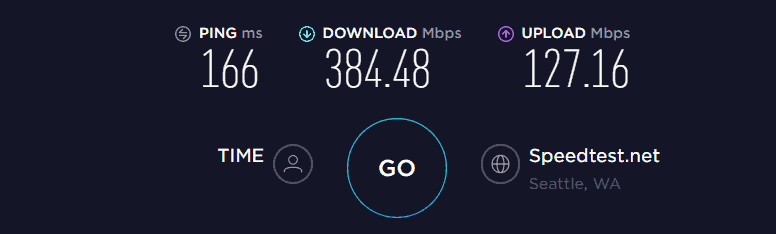 vyprvpn speed test US vpn off