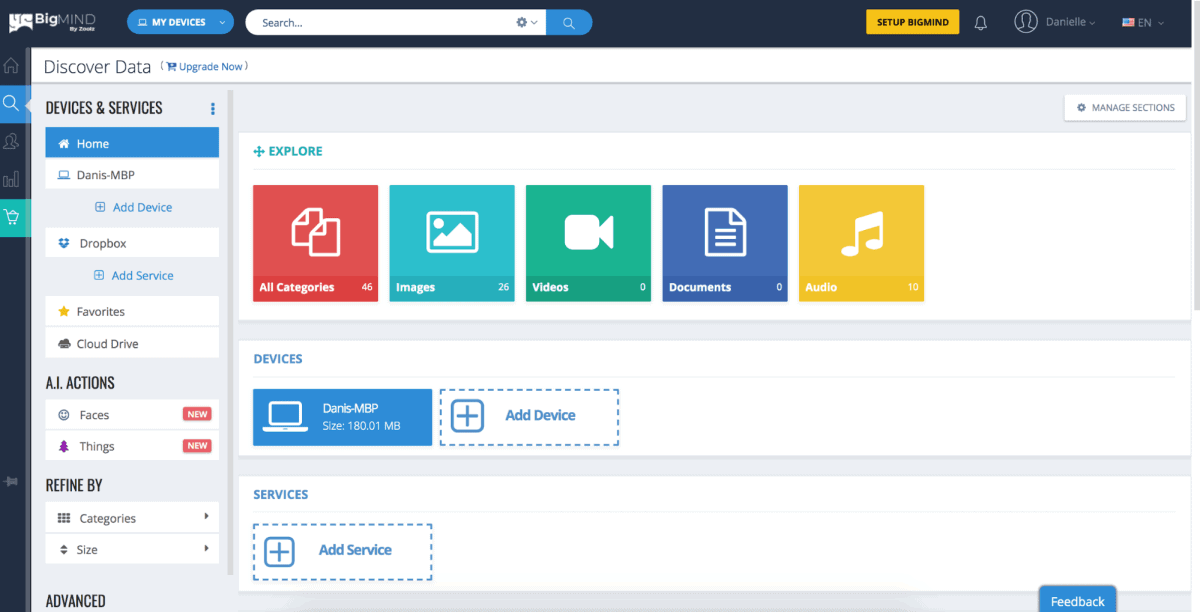 zoolz easy intuitive navigate